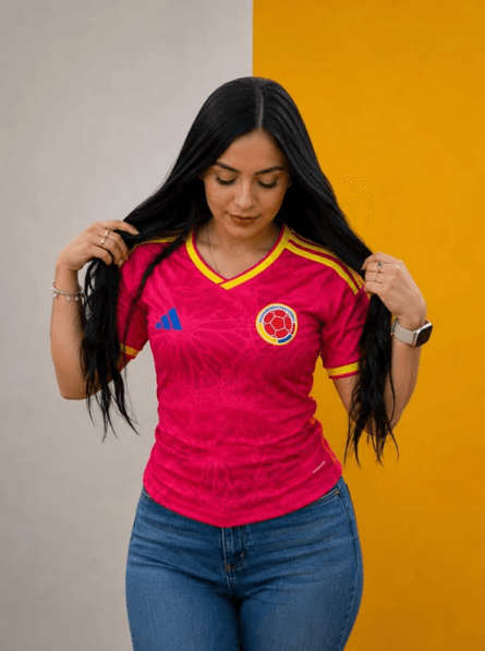 CAMISETA SELECCION DAMA ROSA