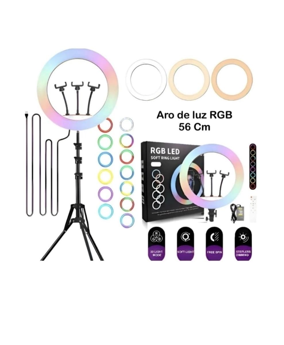 Aro de luz RGB 56 pulgadas