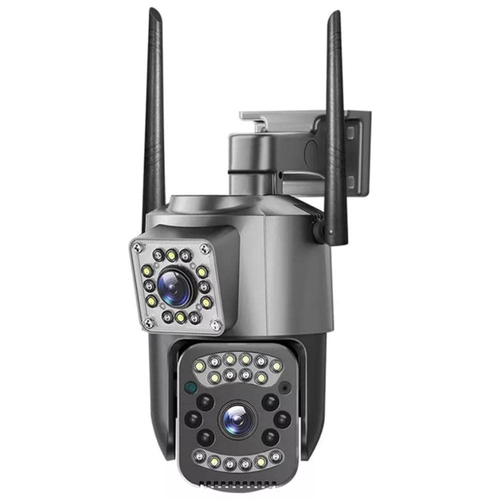 Cámara Ip Exterior Doble Lente Wifi Visi