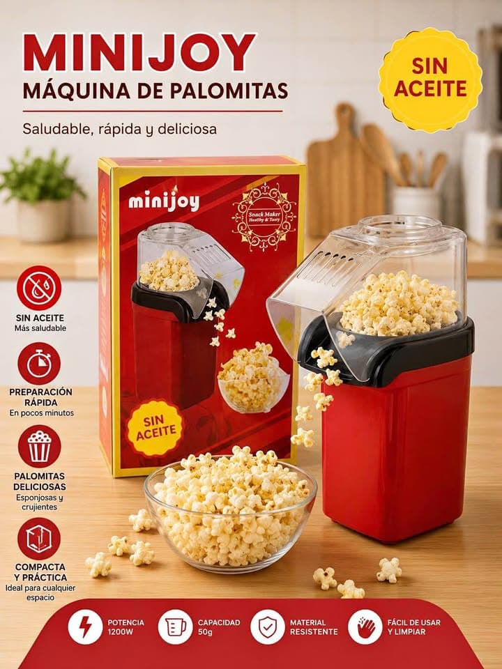 MÁQUINA PARA HACER PALOMITAS MINIJOY