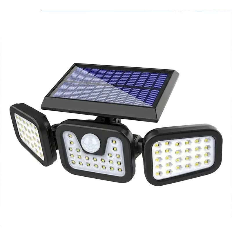 Lampara Triple Reflecto Led Panel Solar
