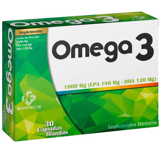 omega 3 de 1000mg caja x 30 caps blandas