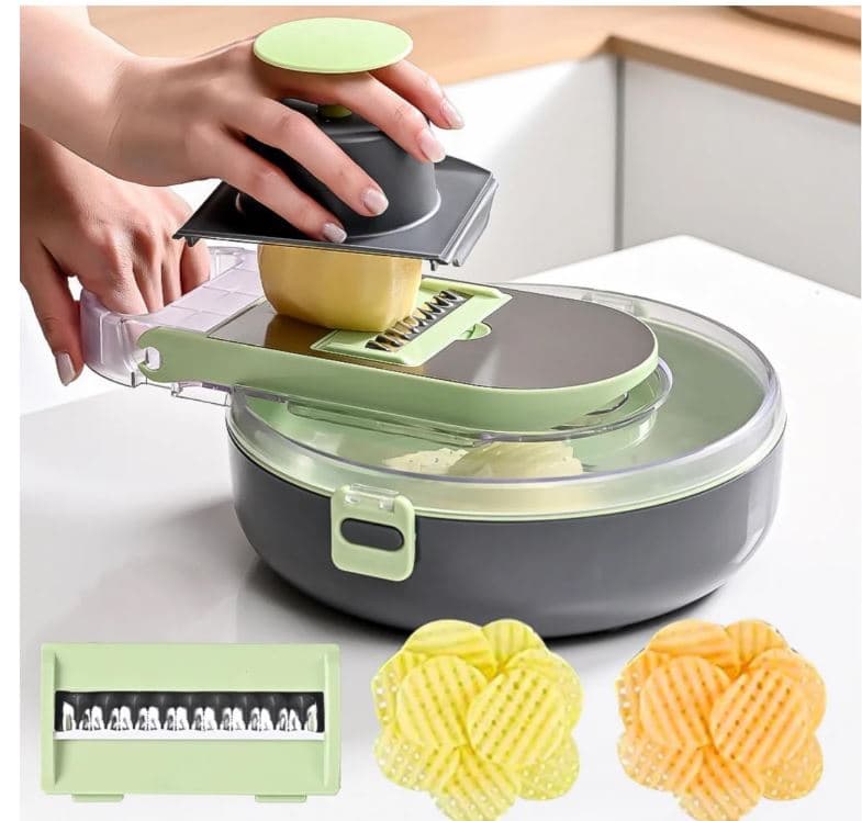 cortador de verduras/rallador portátil