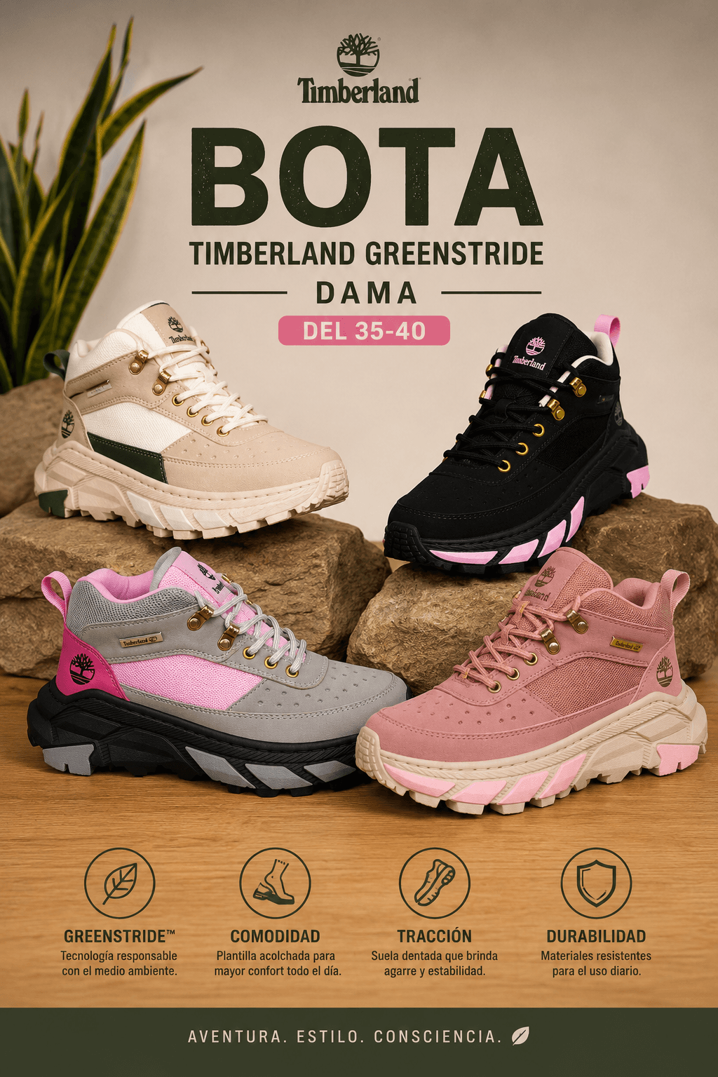 🥾✨Timberland dama greenstride + caja✨🥾