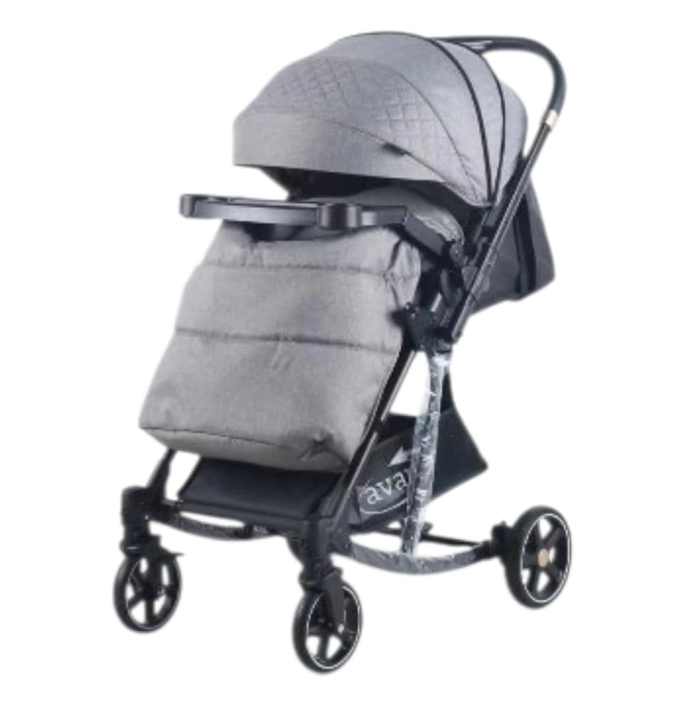 Coche Para Bebe Mecedora Maleta Gris