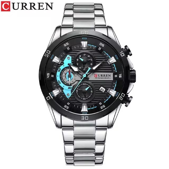 Reloj Original Curren 8402 Plateado