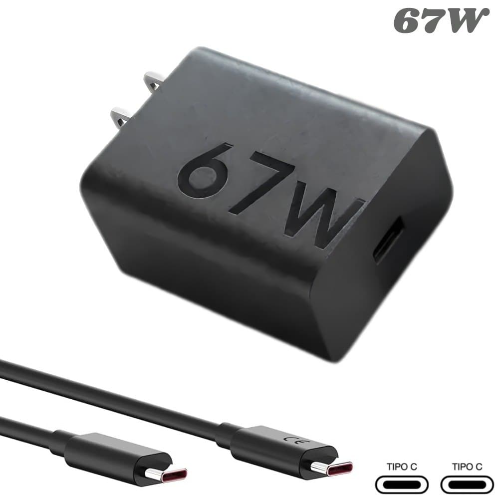 Cargador Pared Tipo C Carga Rapida 67W