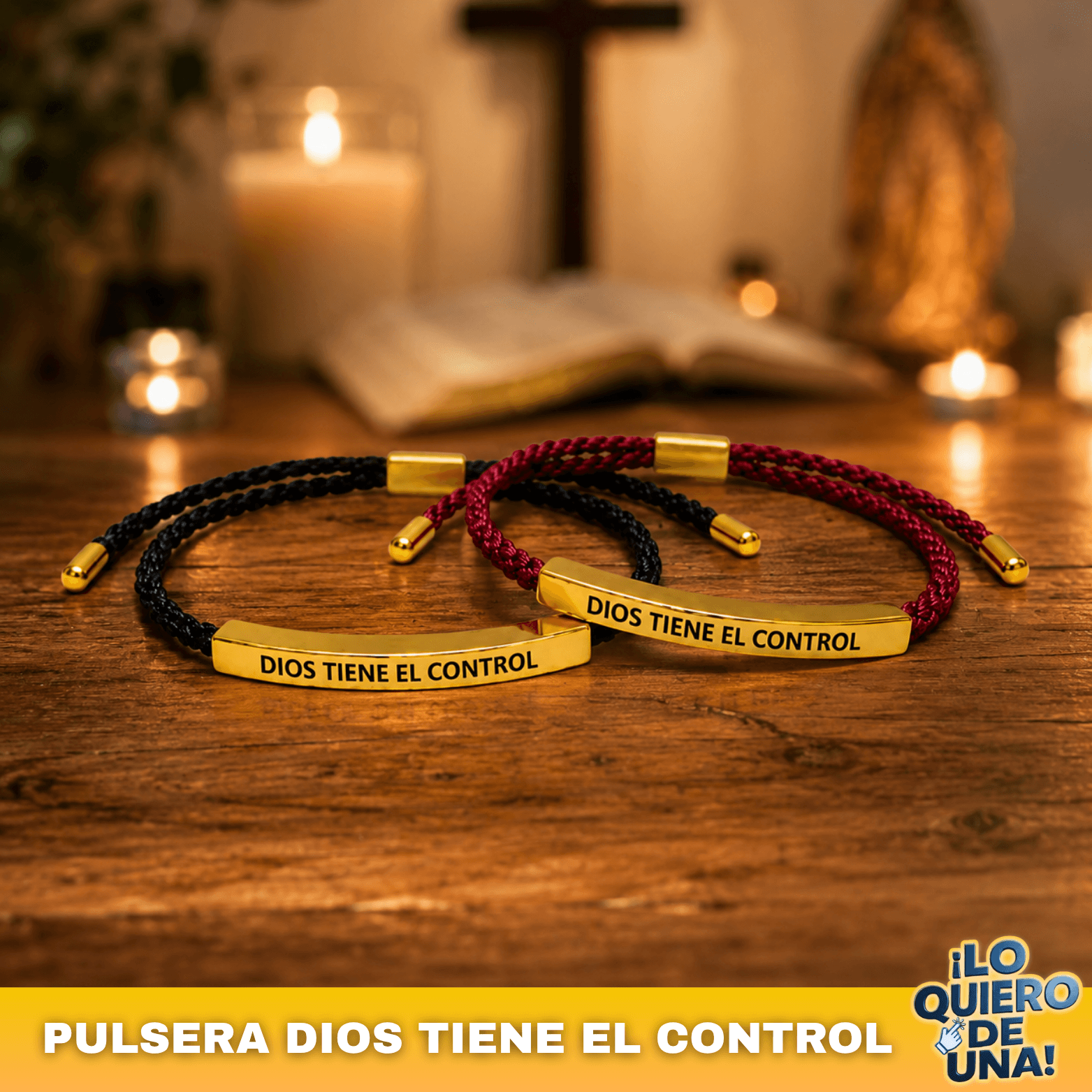 Pulsera dios tiene el control