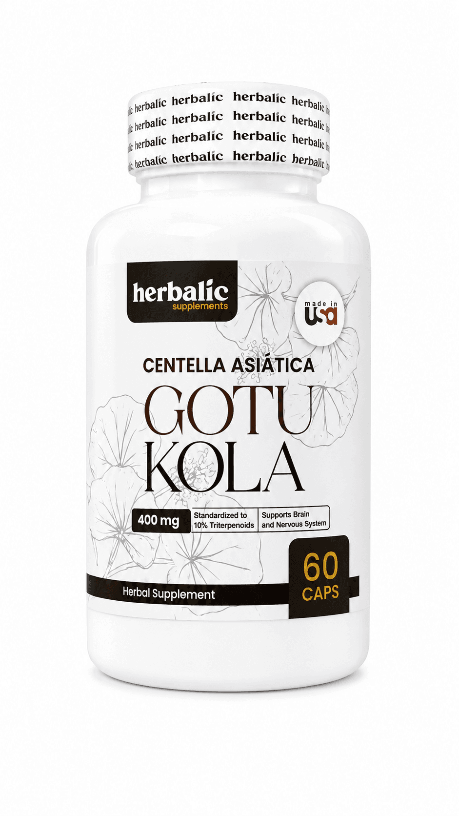 gotu kola x60 caps. herbalic