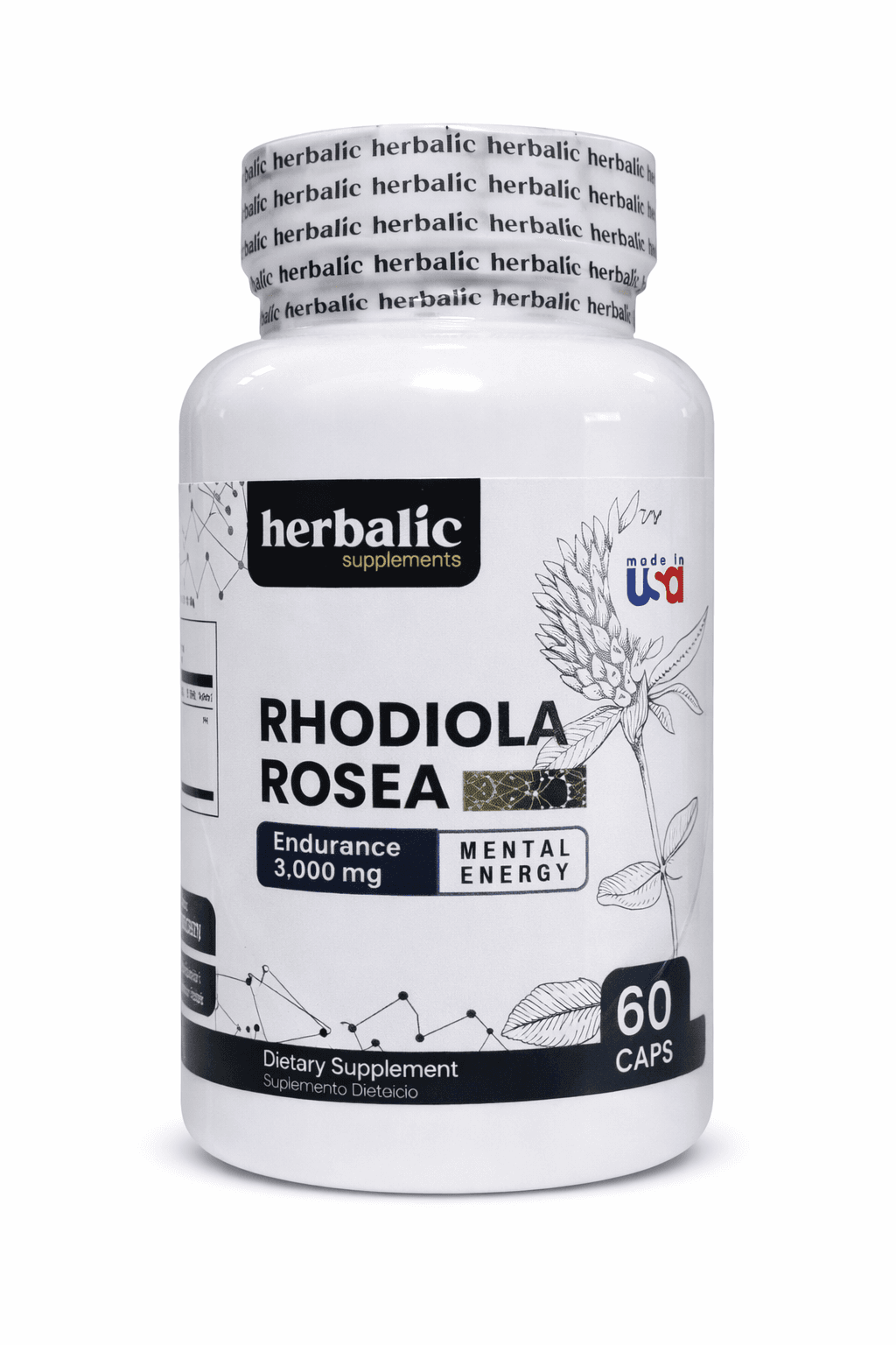 rhodiola rosea x60 caps. herbalic