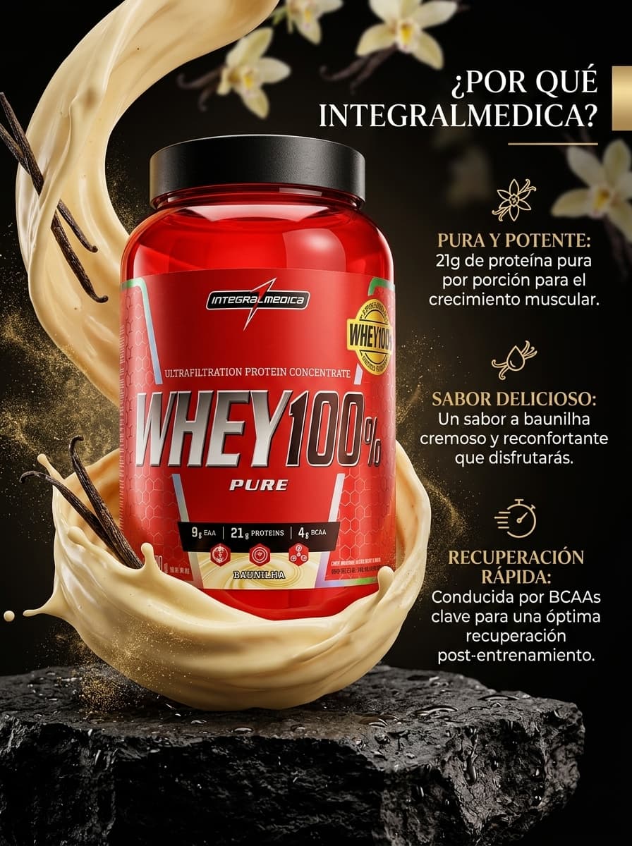 WHEY 100% PURE 2LB INTEGRAL MEDICA