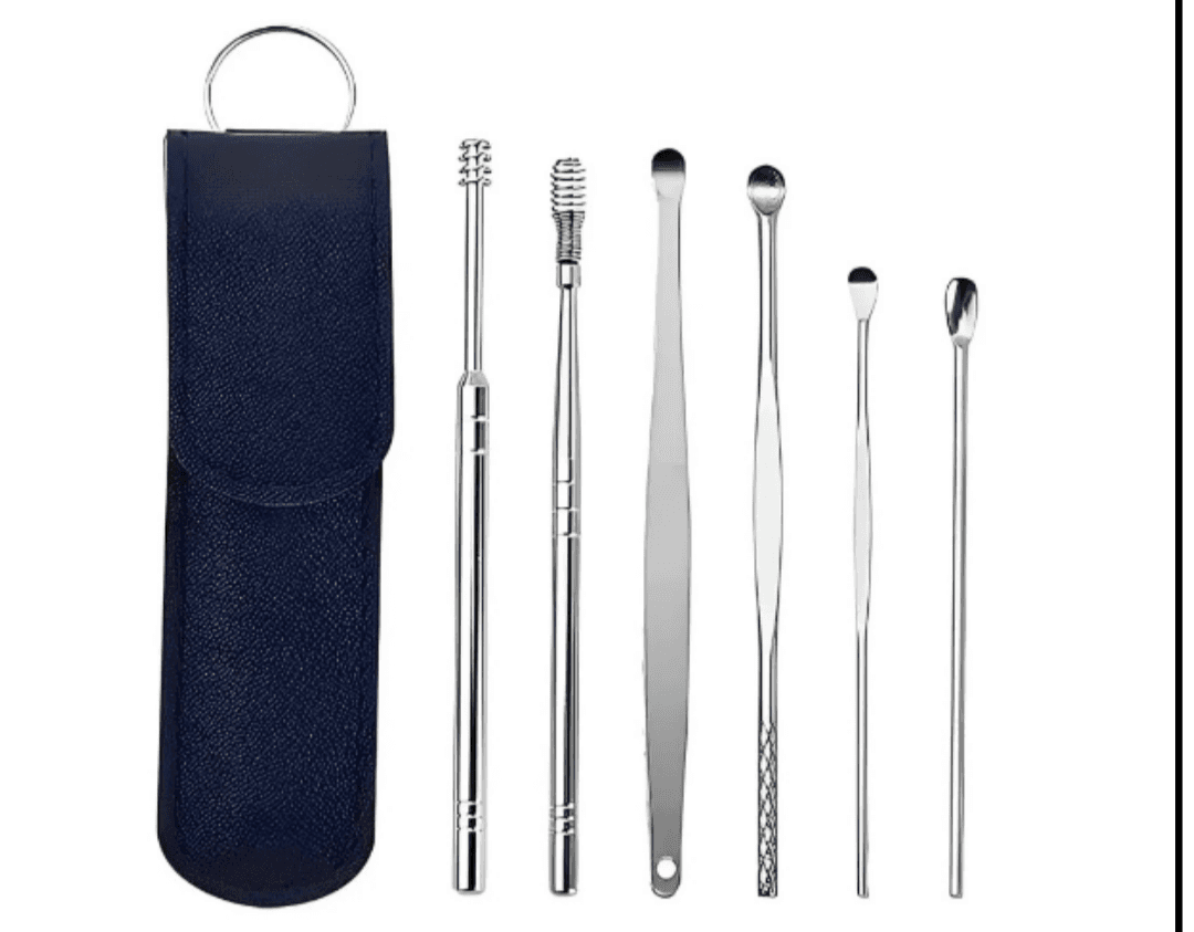 Set Kit Limpieza Higiene Cera Oídos Orej
