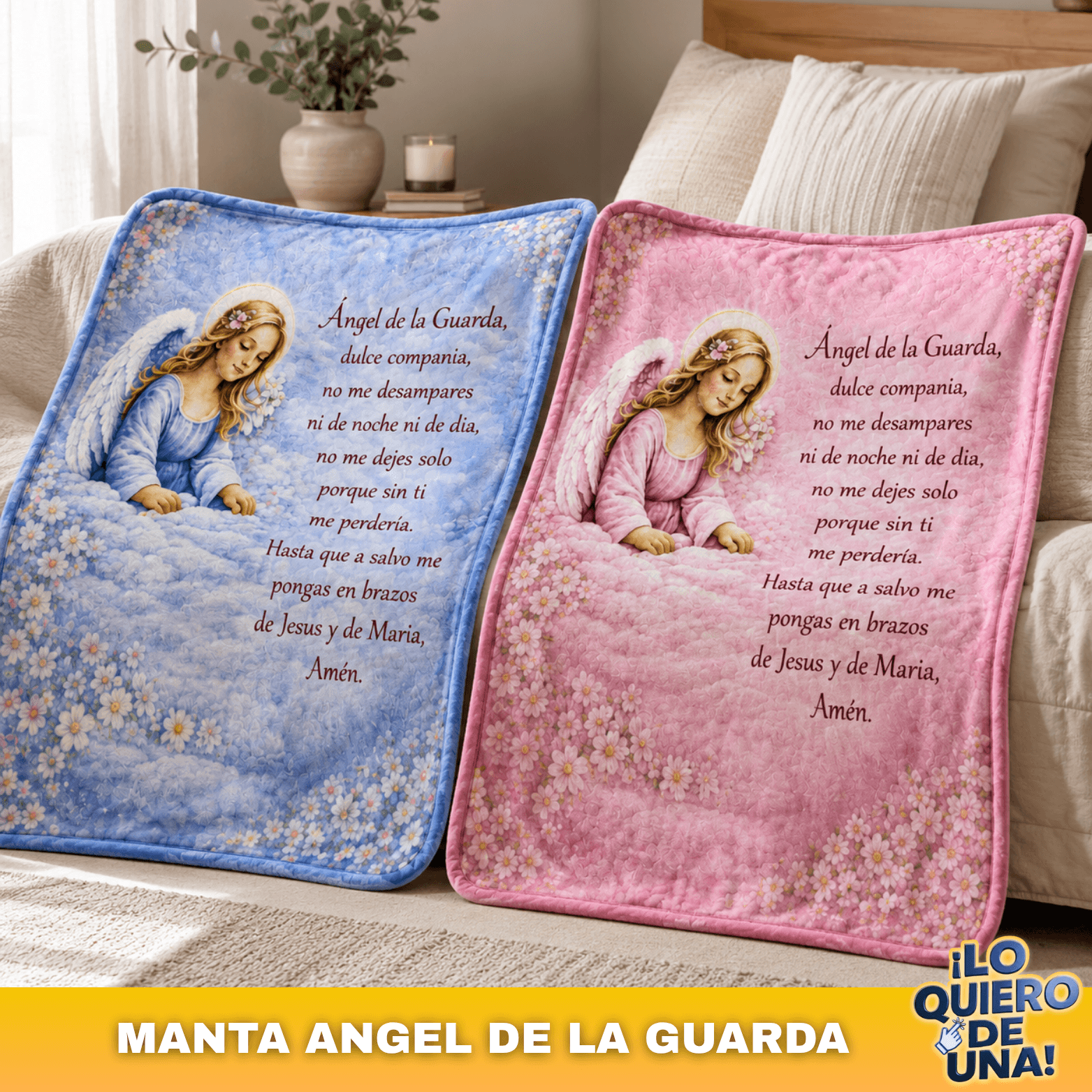 Manta angel de la guarda