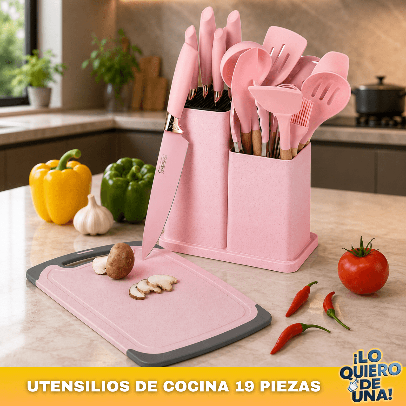 UTENSILIOS DE COCINA 19 PIEZAS