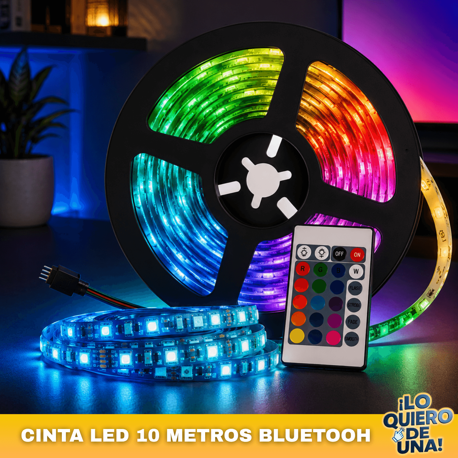 CINTA LED 10 METROS BLUETOOH