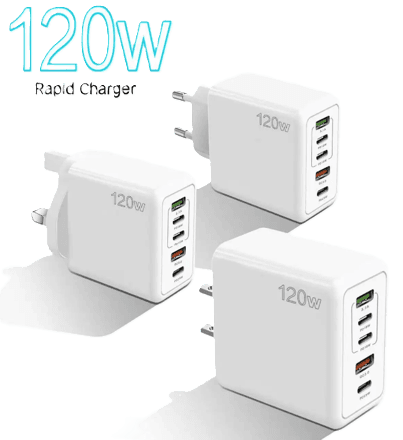 CARGADOR 120W 3PD+2USB