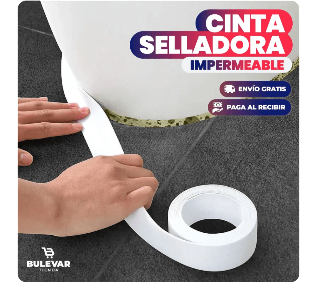 CINTA SELLADORA HUMEDAD 2.2CM x 1.5MT SK