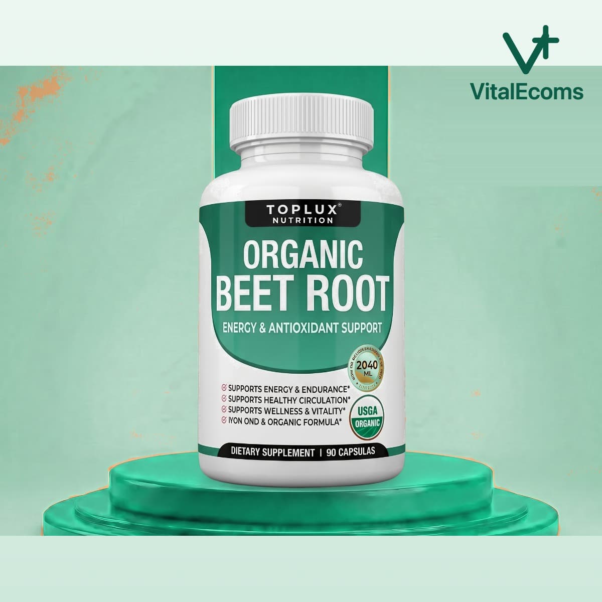 TOPLUX NUTRITION ORGANIC BEET ROOT