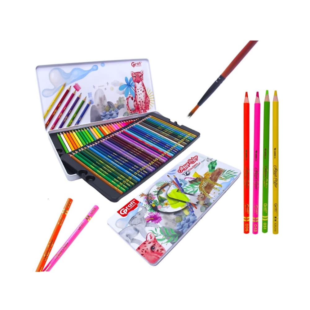 CAJA METALICA COLORES VIBRANTES X72 4MM