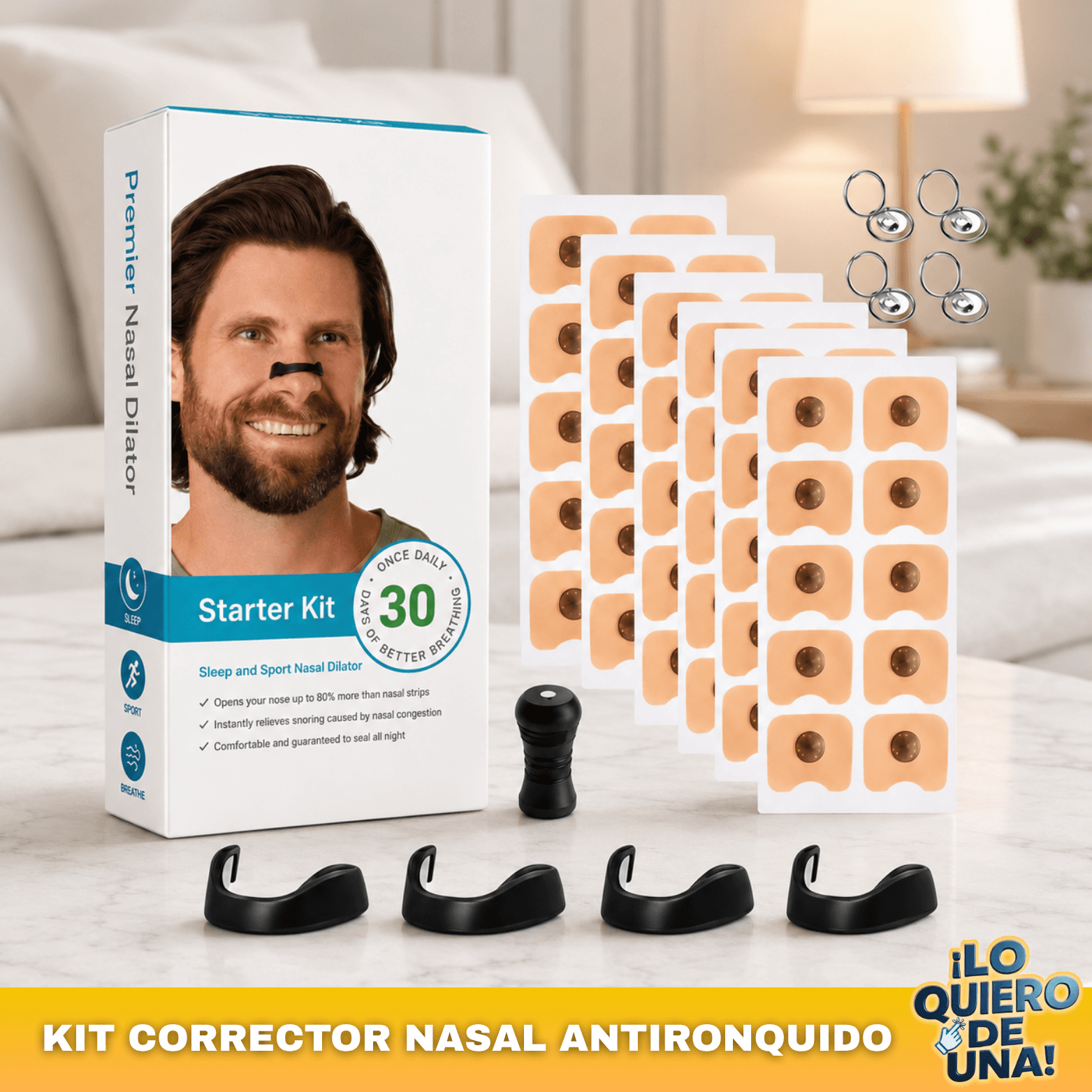 KIT CORRECTOR NASAL ANTIRONQUIDOS
