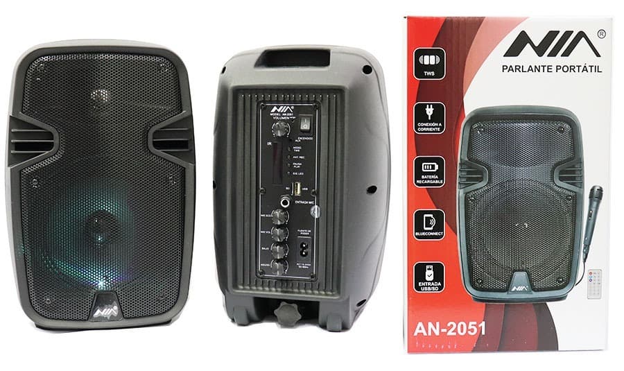 PARLANTE CABINA NIA AN-2051 CON MICROFON