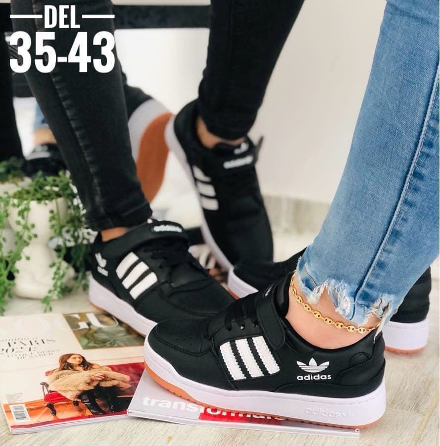 Adidas forum correa de dama y caballero