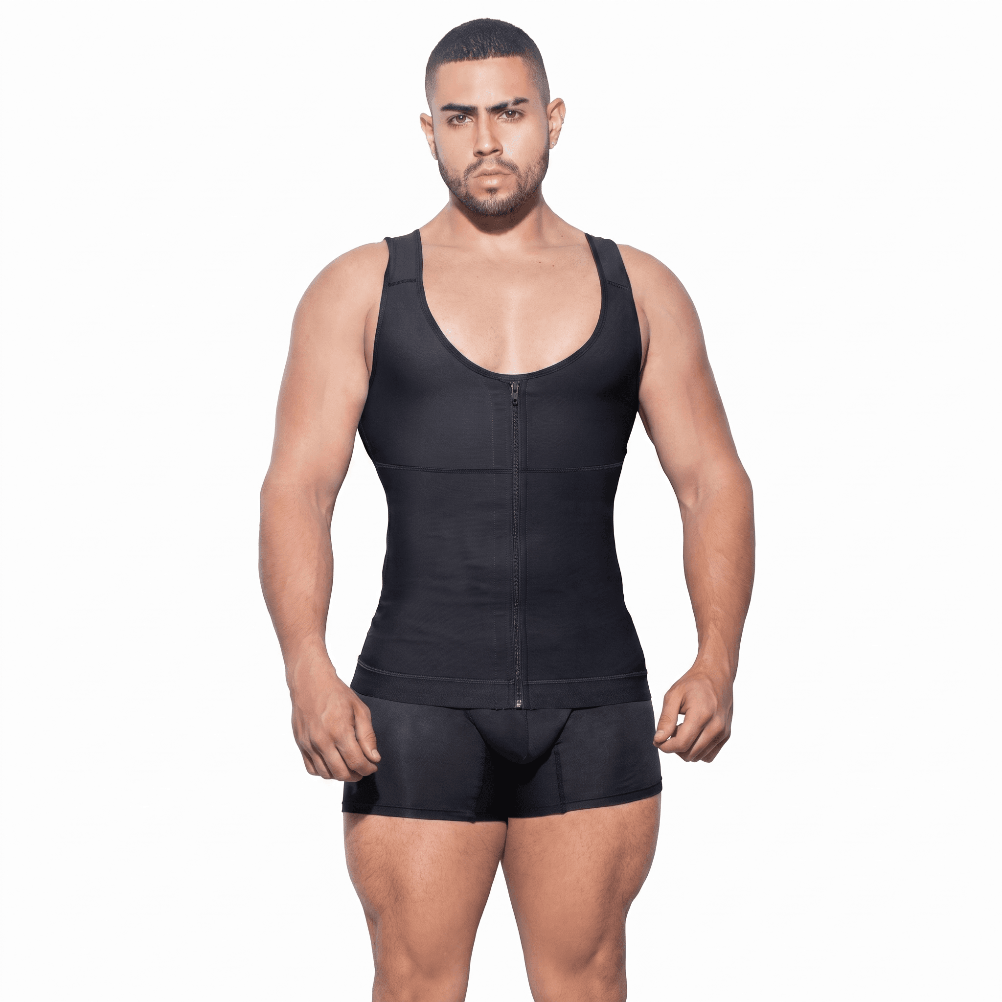 Faja para Hombre Chaleco con Cremallera