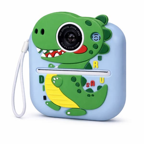CAMARA KIDS CON IMPRESORA DINOSAURIO EH