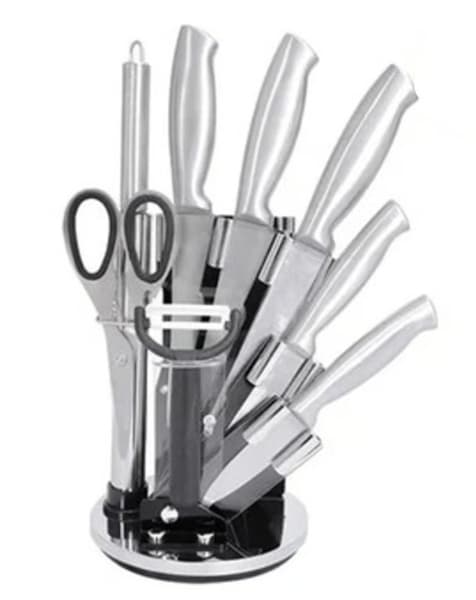 Juego De Cuchillos 9 pcs Cocina YP-1 EH
