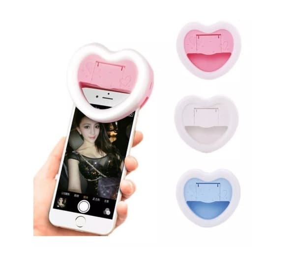 Aro de luz para celular 23led corazó EH