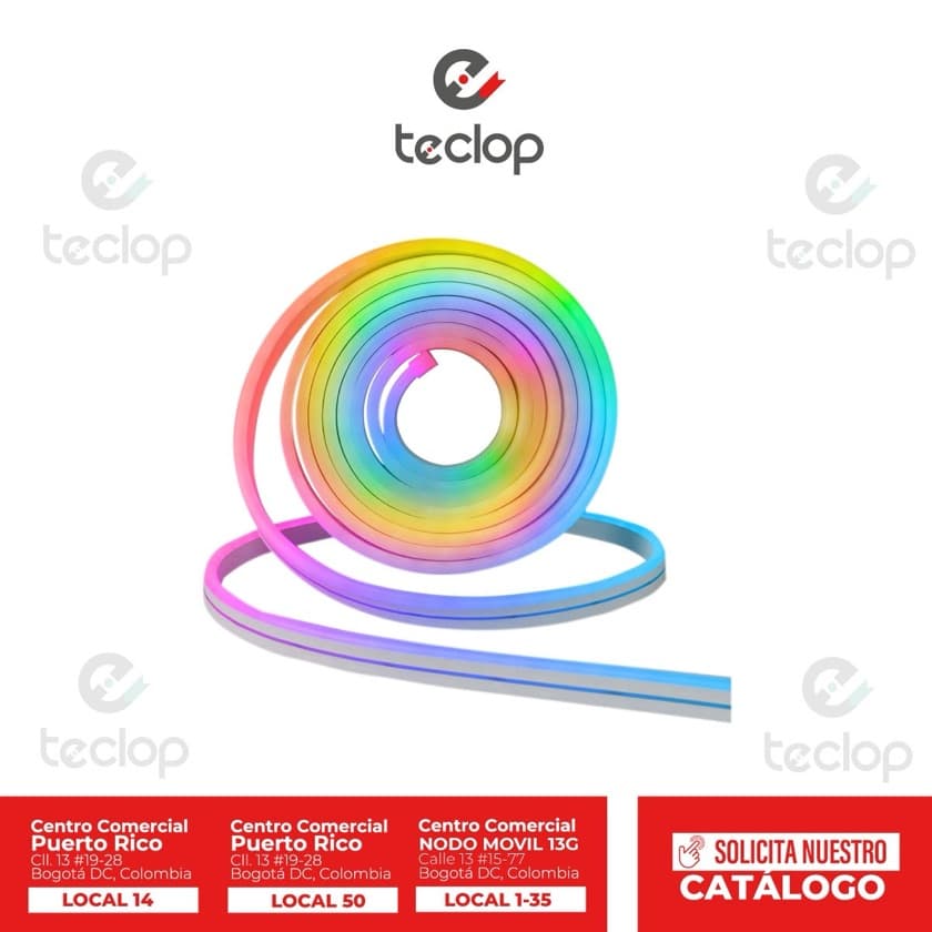 Tira de luz 05 neon flex 5 metros TCL