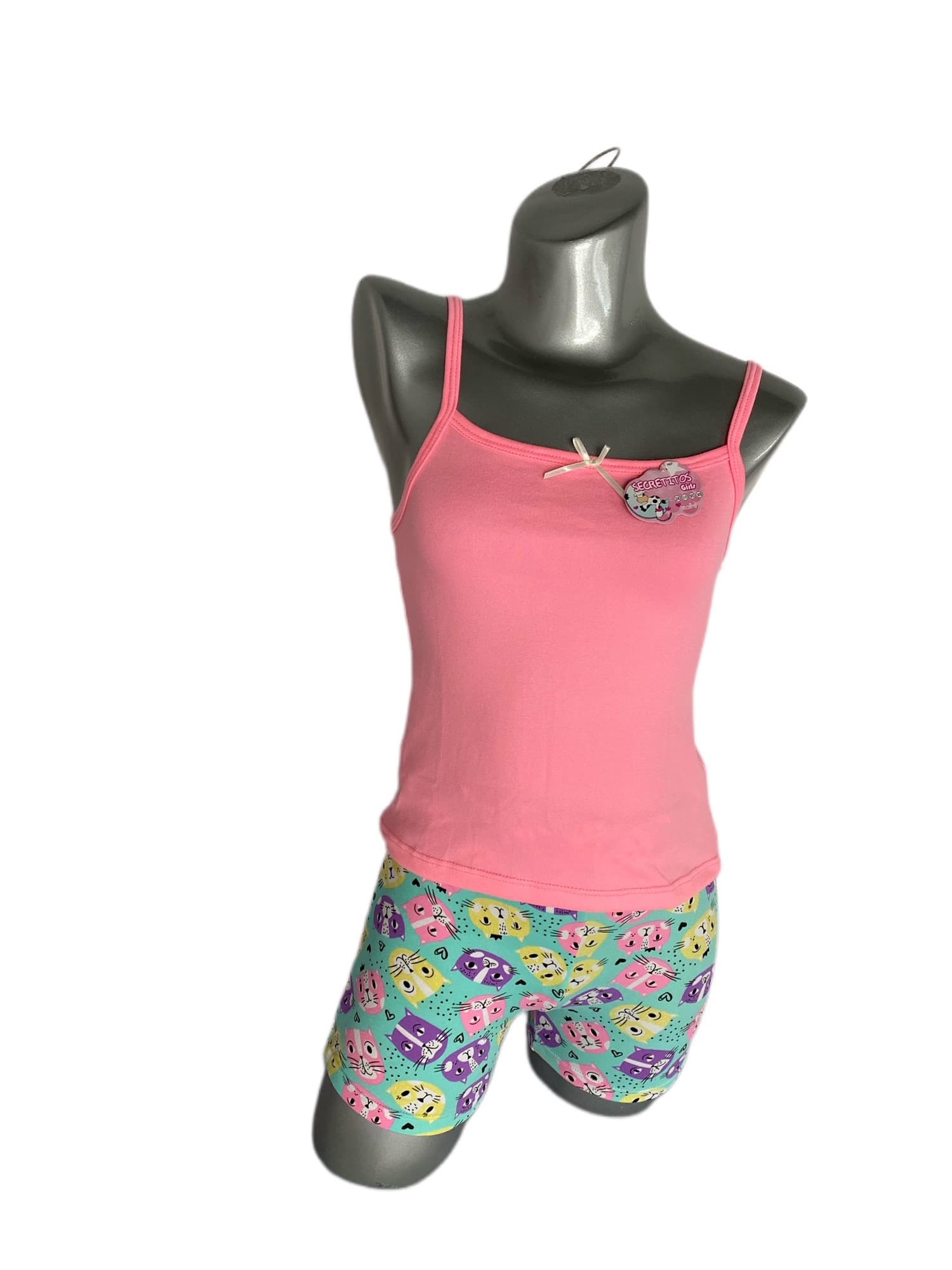 Pijama short niña Tiara talla 6-8