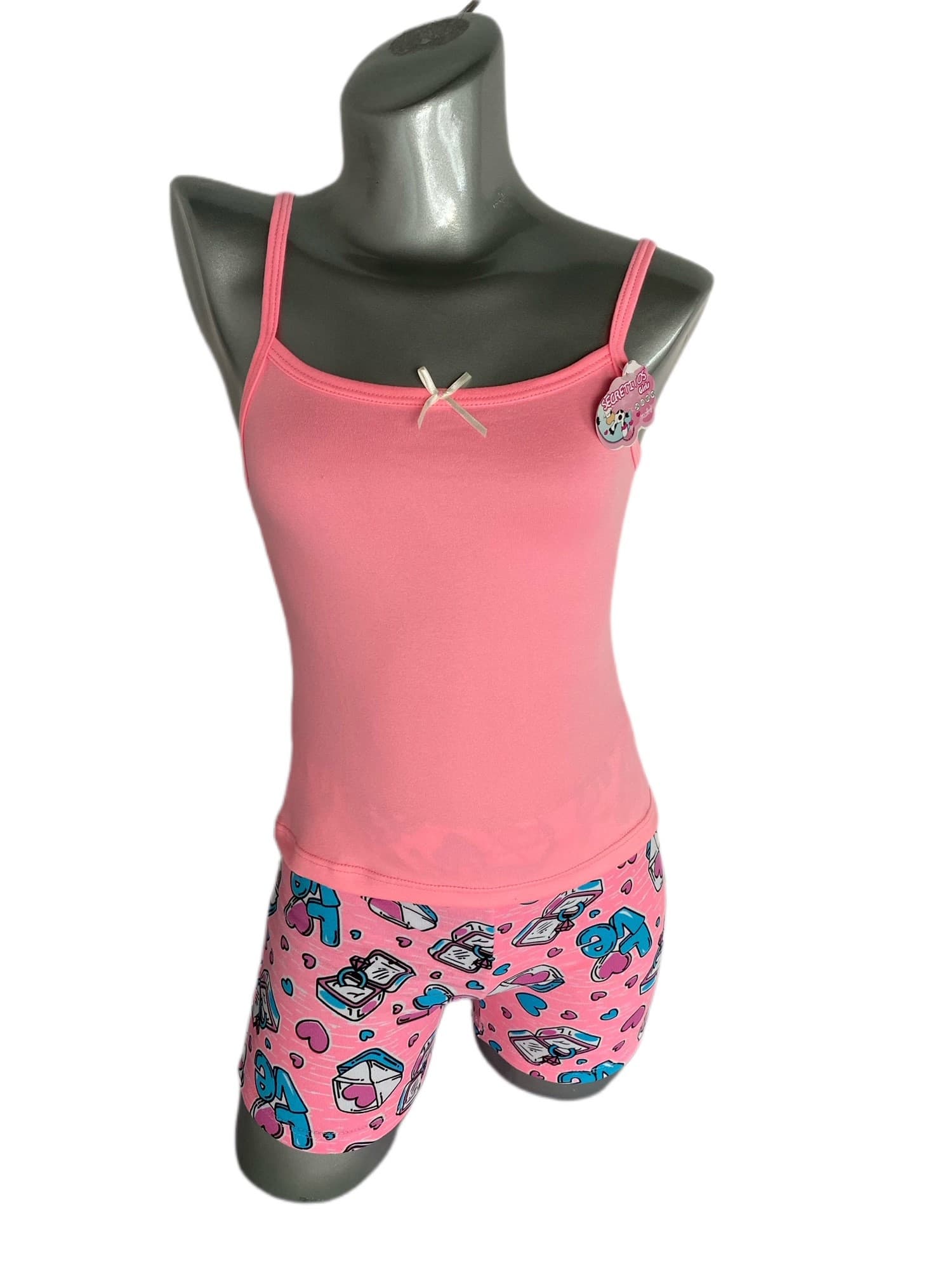 Pijama short niña Camila talla 10-12