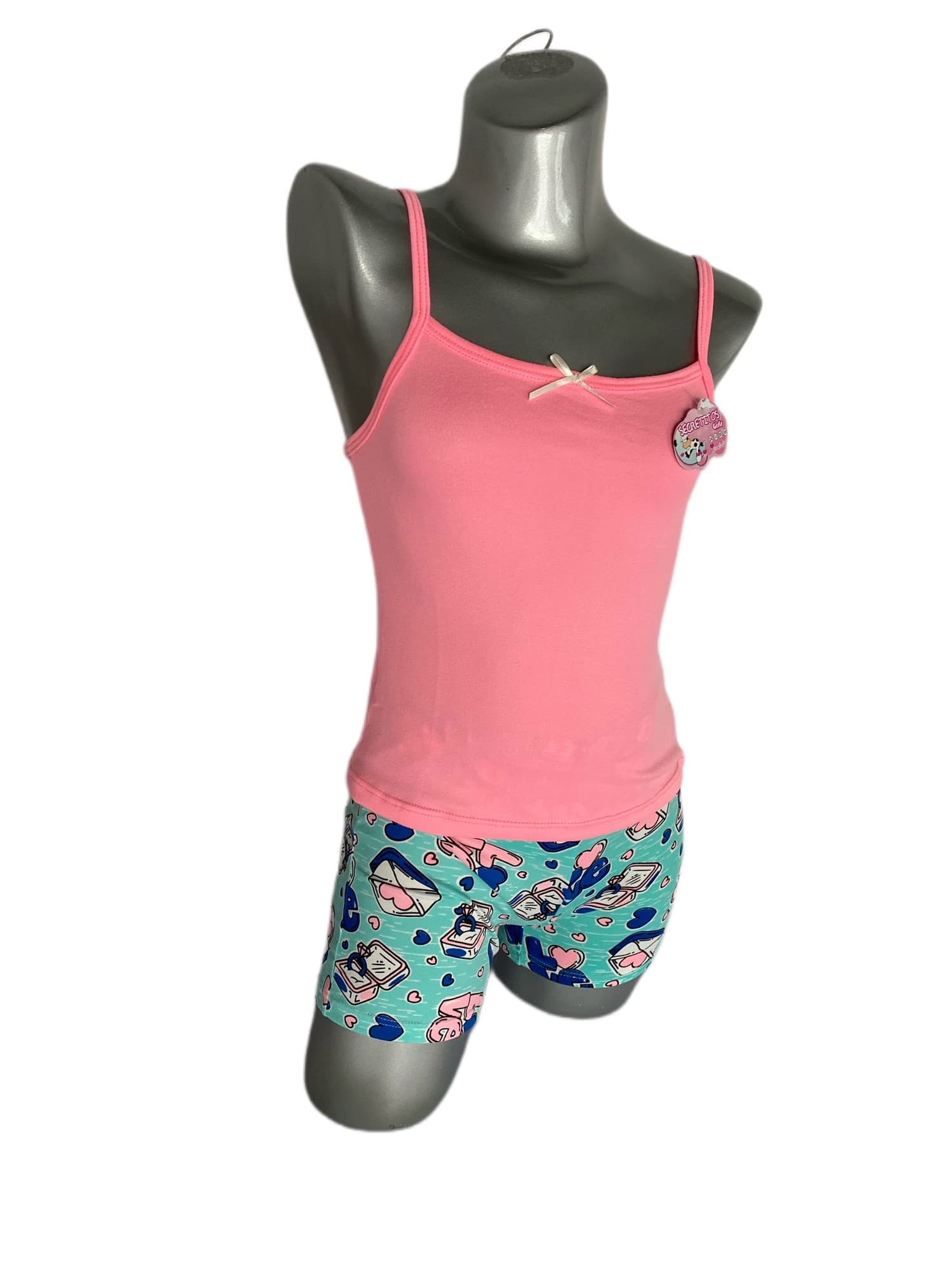Pijama short niña Shalin talla 6-8