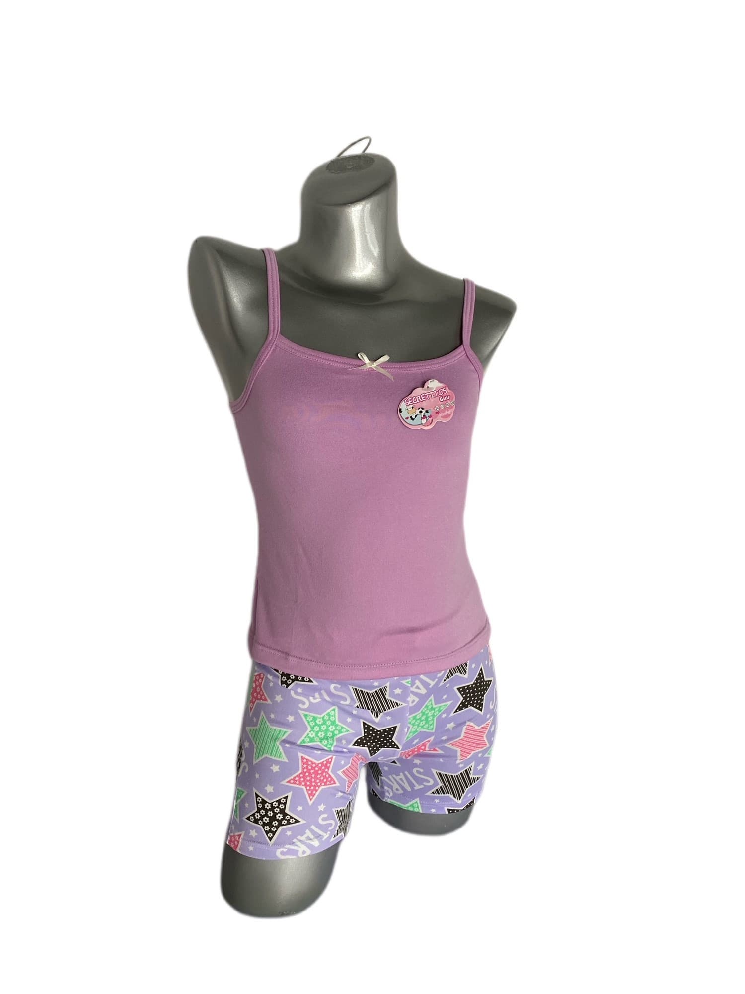 Pijama short niña malala talla 6-8
