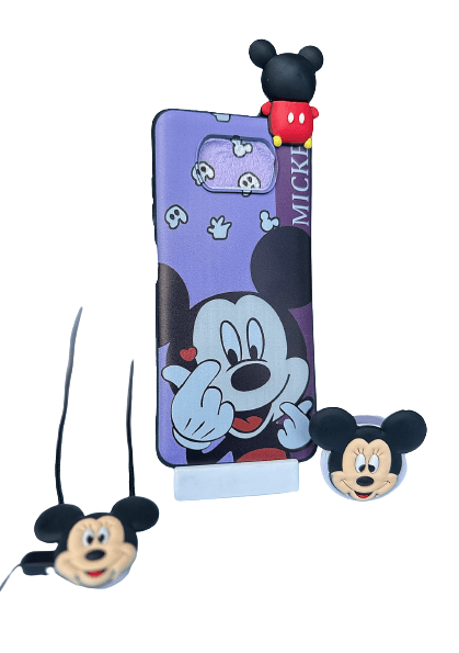 Funda estuche forro poco x3 mickey mous