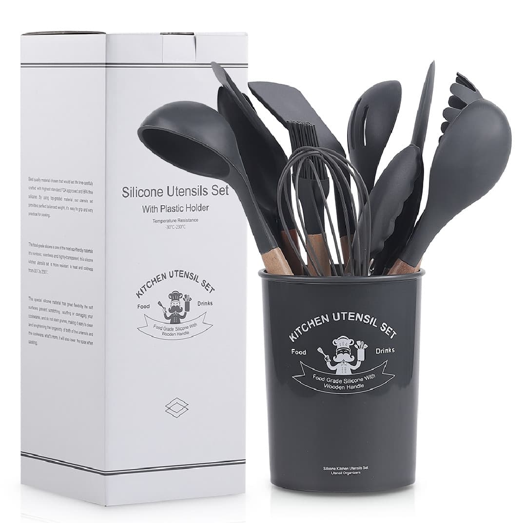 Set utensilios silicona sin publicidad