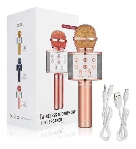Micrófono Karaoke Bluetooth Portátil