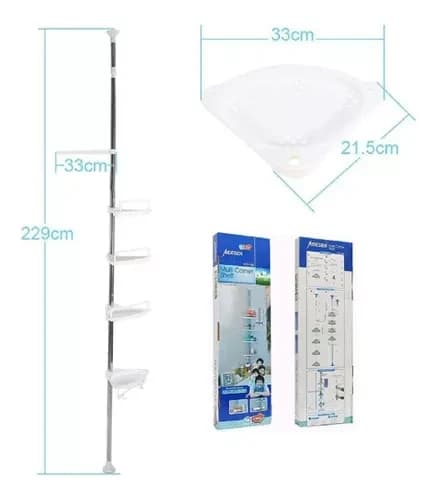 Organizador Esquinero Para Baño Ducha Aj