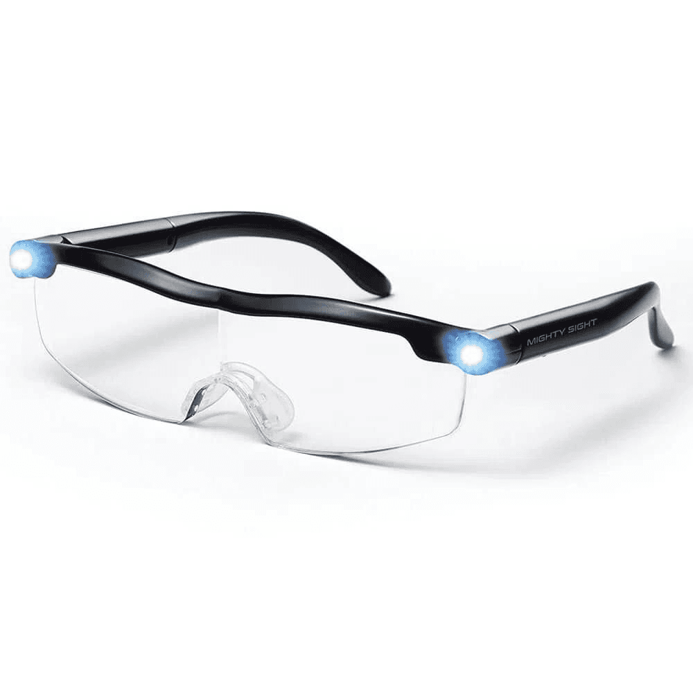 Gafas lupa visión luz -aumento y estuche