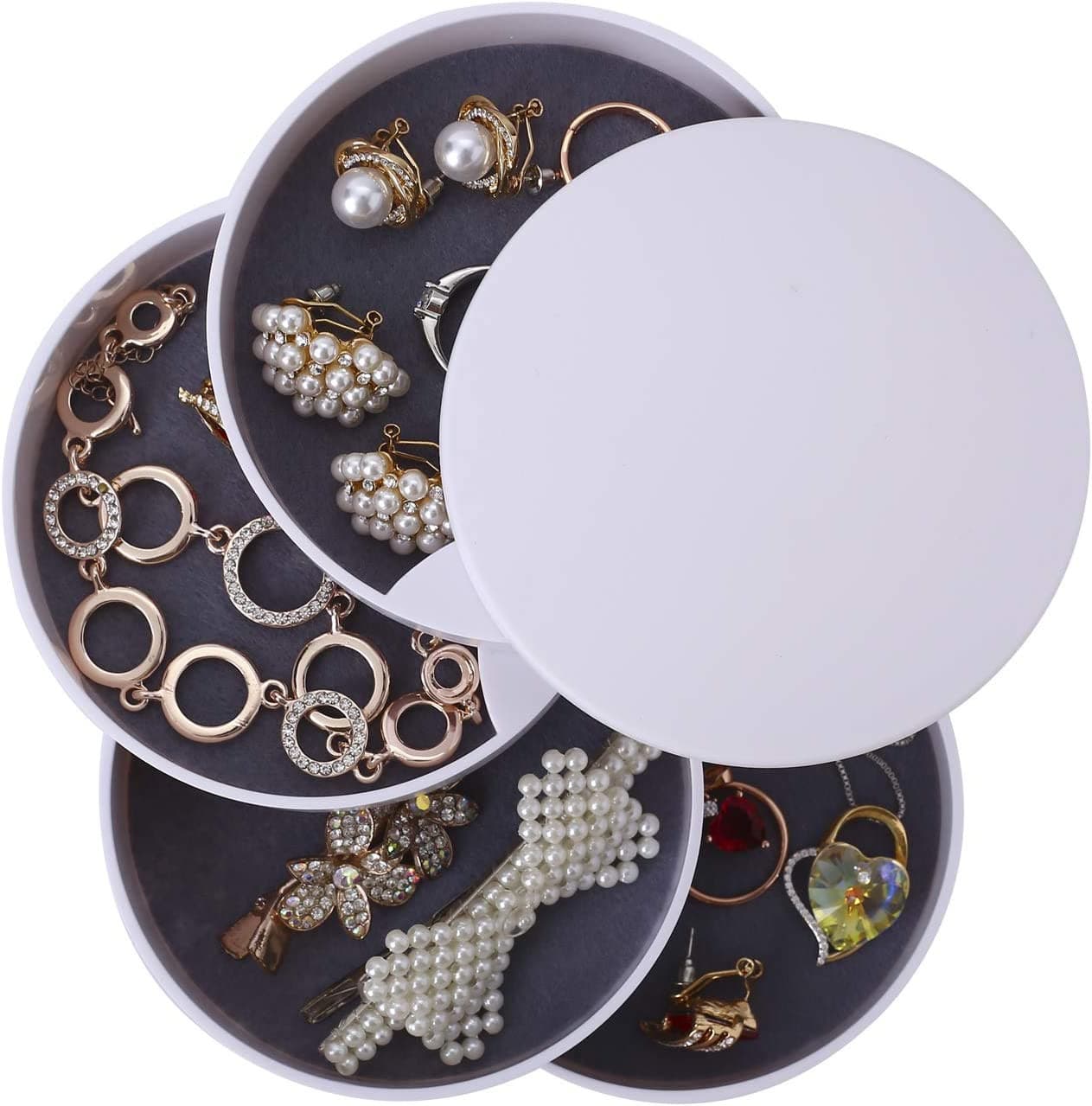 Mini Organizador De Joyas Portátil 4 Niv