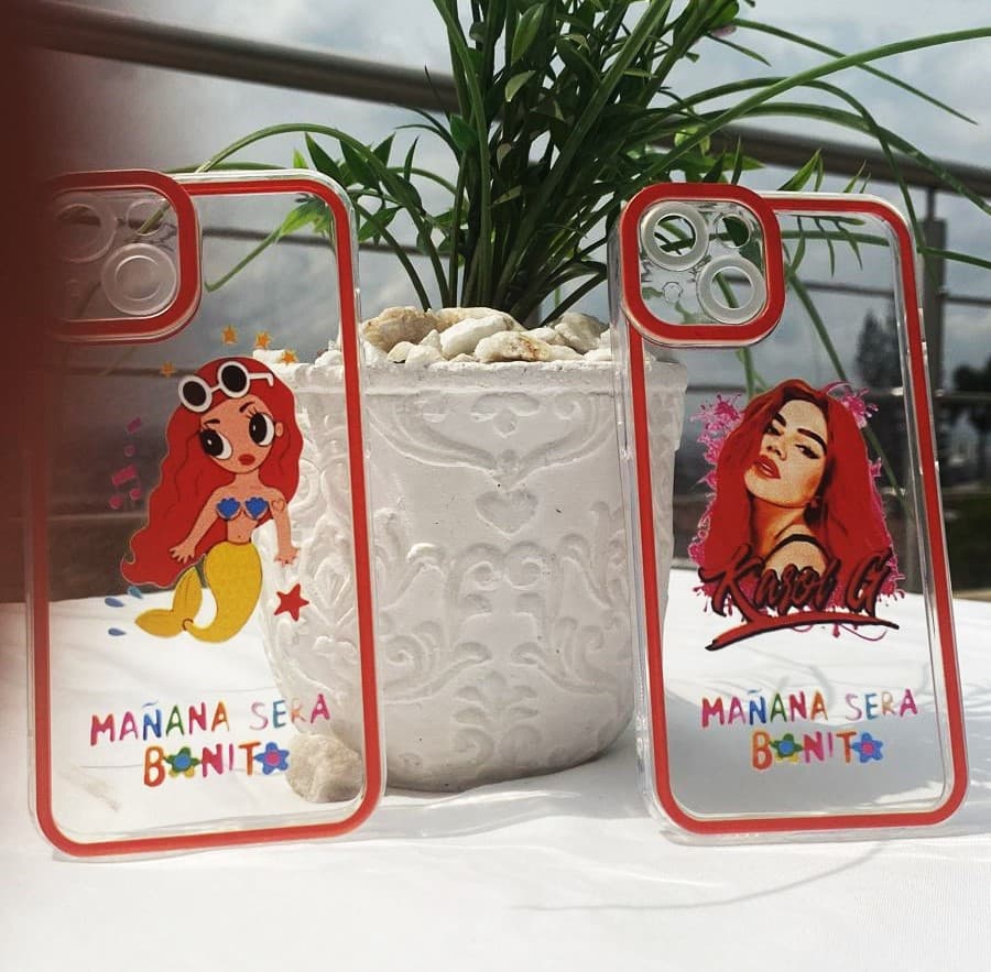 IPHONE i14 FUNDA ESTUCHE FORRO KAROL G