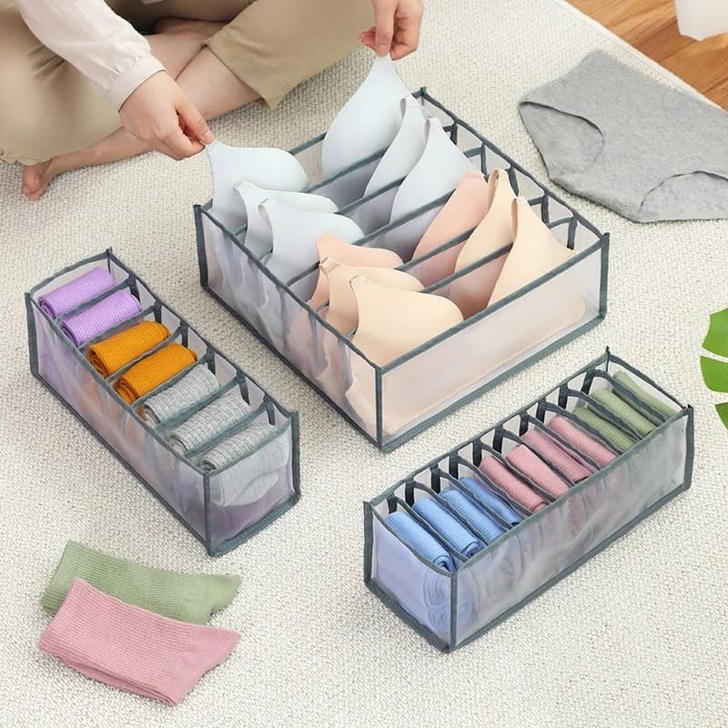 Organizador de ropa x3 cajas ahorradoras