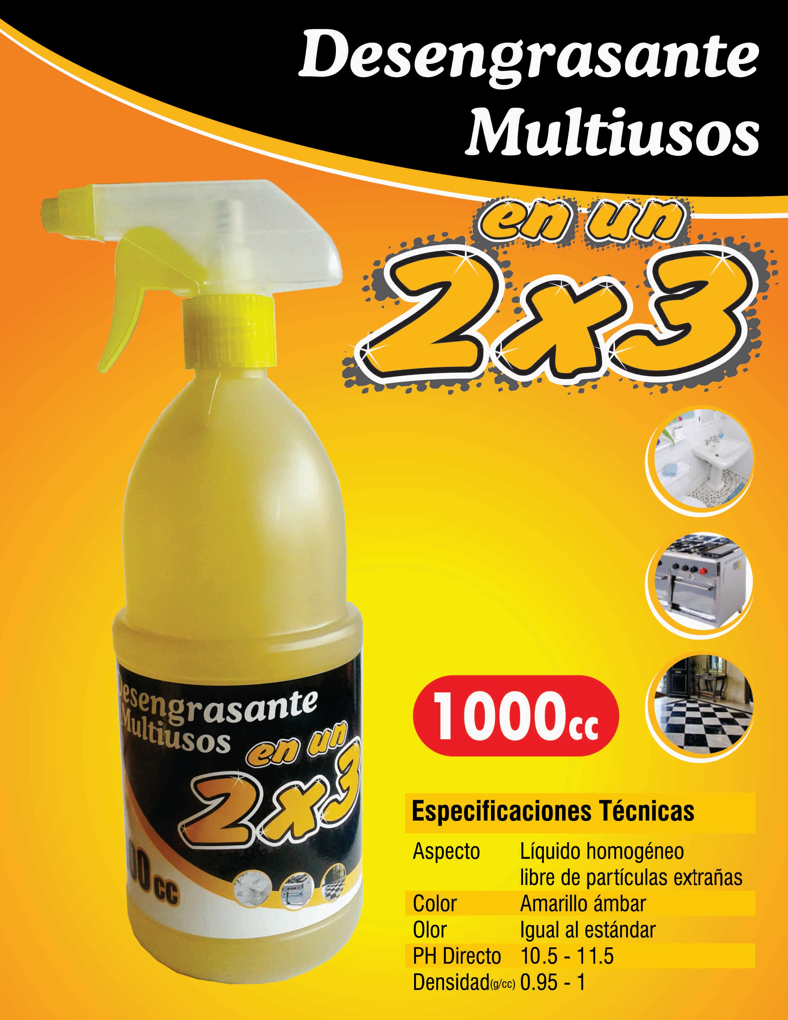 3 MULTIUSOS EN UN 2X3 x 1000cc
