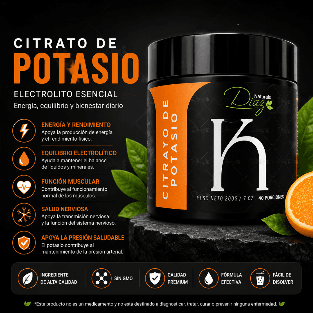 CITRATO DE POTASIO EN POLVO