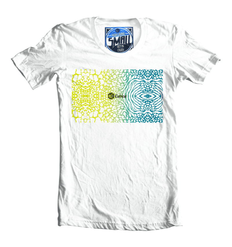 Camiseta arte cubica