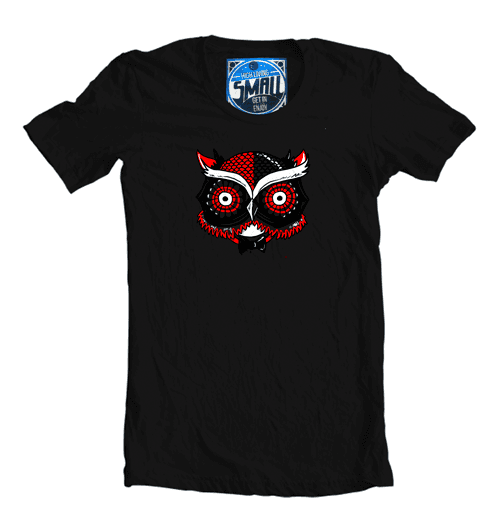 Camiseta Buho Red Front