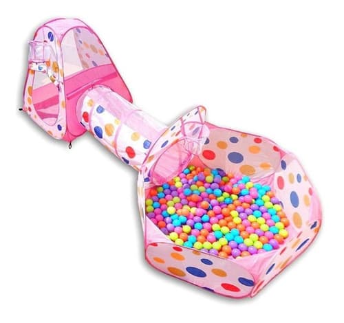 Carpa túnel + piscina + 100 niña