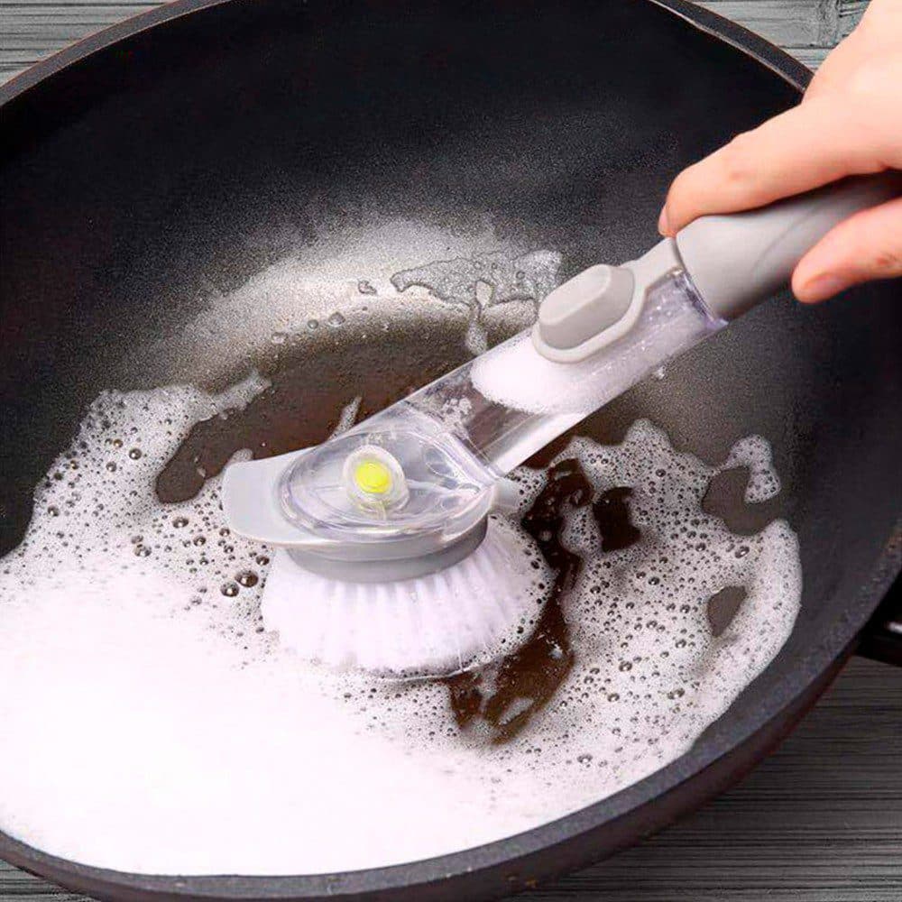 Cepillo dispensador de jabón cocina