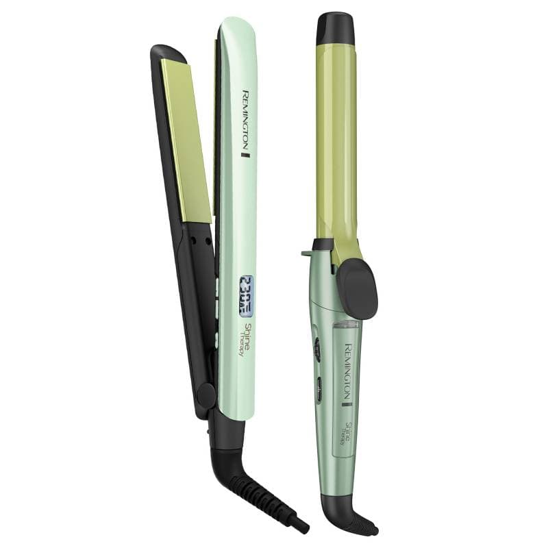 combo plancha y rizador remington copia